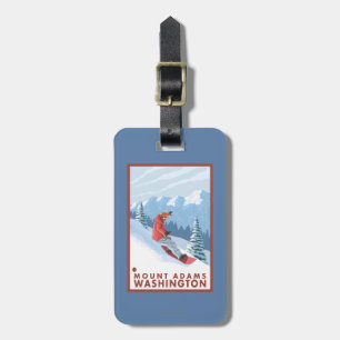Snowboarderplats - montering Adams, Washington Bagagebricka