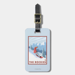 Snowboarderplats - Rockiesna Bagagebricka