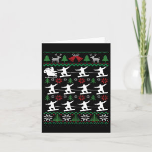 Snowboarders Pulling Santa Snowboarding jul Kort