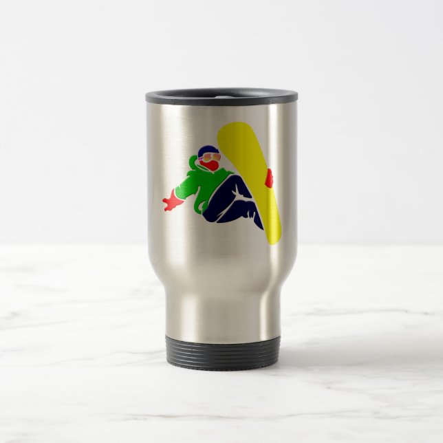 Snowboardertravel mug resemugg (Center)