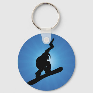 Snowboardfredlös Nyckelring