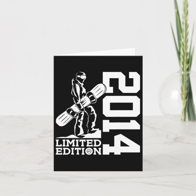 Snowboardin 11:e födelsedag 2014 Snowboardin Kort (Framsida)