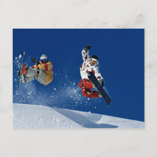 Snowboarding 8 vykort