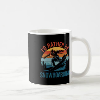 Snowboarding Älskare Humor Design Lusnyj Snowboard Kaffemugg