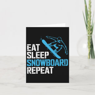 Snowboarding Älskare Humor Design Lusnyj Snowboard Kort