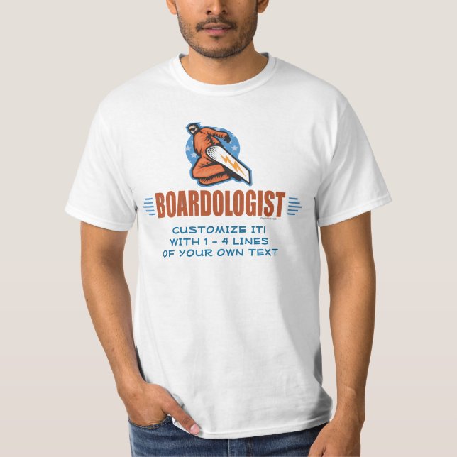 Snowboarding Älskare Snowboarder Tee (Framsida)