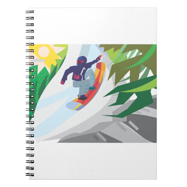 Snowboarding Anteckningsbok (Framsidan)