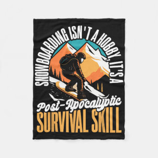 Snowboarding är inte ett hob2 fleecefilt