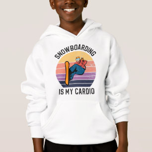Snowboarding är min Snö-port vid Cardio Snö Boarde T Shirt
