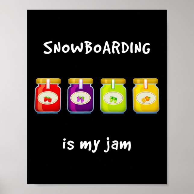 Snowboarding är mitt favorithus i Sylt Poster (Framsidan)