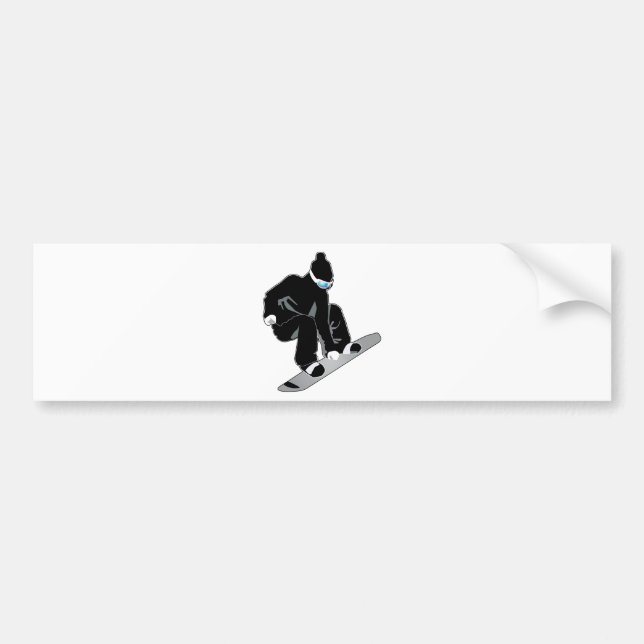 Snowboarding Bildekal (Framsidan)