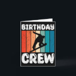 Snowboarding Birthday Crew Snowboarder Kids Friend Kort<br><div class="desc">Snowboarding Birthday Crew Snowboarder Kids Friends</div>