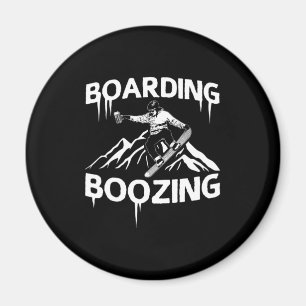Snowboarding Booing Magnet