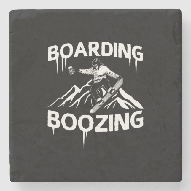 Snowboarding Booing Stenunderlägg (Framsidan)