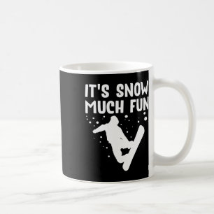 Snowboarding Det är Snö mycket Roligt - Snowbobo Kaffemugg
