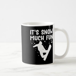 Snowboarding Det är Snö mycket Roligt - Snowbobo Kaffemugg