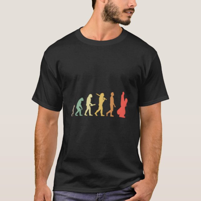 Snowboarding Evolution for Snowboarders T Shirt (Framsida)
