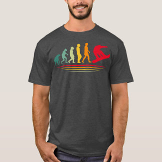 Snowboarding Evolution Funny Snö Boarding Epert W T Shirt