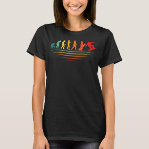 Snowboarding Evolution Retro Snowboard Outfit Snö T Shirt