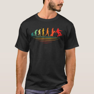 Snowboarding Evolution Retro Snowboard Outfit Snö T Shirt