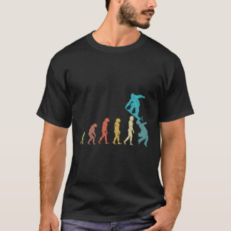 Snowboarding Evolution Superskoj Sports Quote Sayi T Shirt