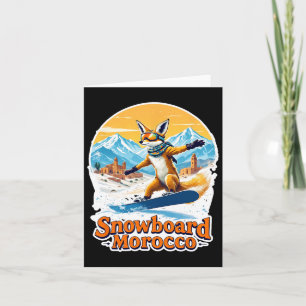 Snowboarding Fox i Marocko Äventyr Kort