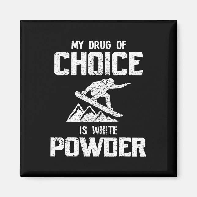 Snowboarding Gift Magnet (Framsidan)