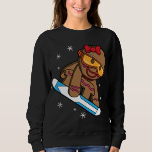 Snowboarding Gingertea Girl T Shirt