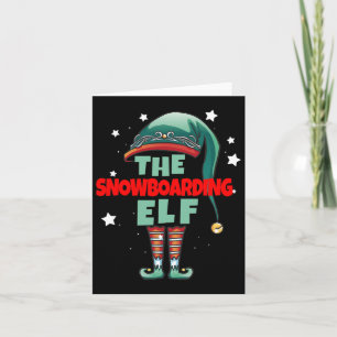 Snowboarding Gnome jul Pajama - Snowboar Kort
