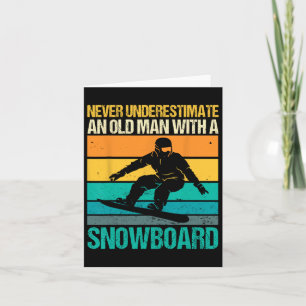Snowboarding Granddad Snowboard Winter Sport Snowb Kort