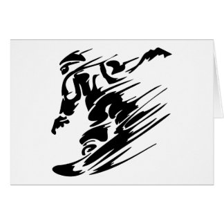 SNOWBOARDING HÄLSNINGSKORT