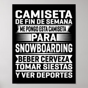 Snowboarding Helg Poster