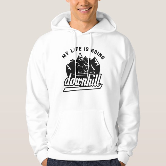 Snowboarding Hoodie (Framsida)