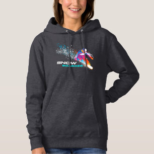 Snowboarding Hoodie för kvinnor T Shirt