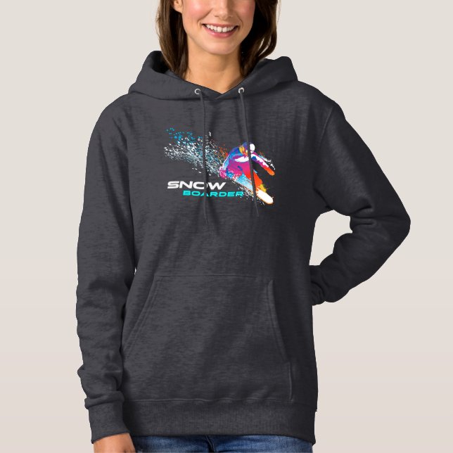Snowboarding | Hoodie för kvinnor T Shirt (Framsida)