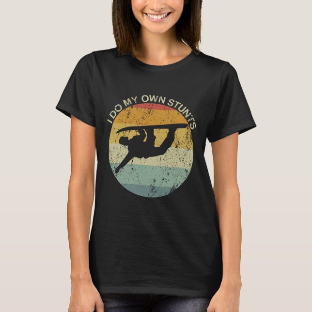Snowboarding Injury Snowboard, jag gör mina egna s T Shirt (Framsida)