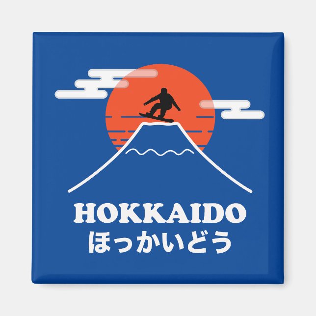 Snowboarding, Japan Hokkaido Magnet (Framsidan)