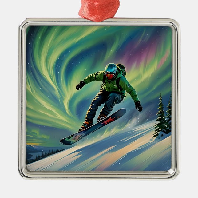 Snowboarding jul Ornament (Framsidan)