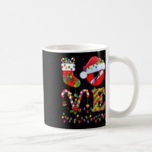 Snowboarding Julafton Lighting Santa Kärlek Snowbo Kaffemugg