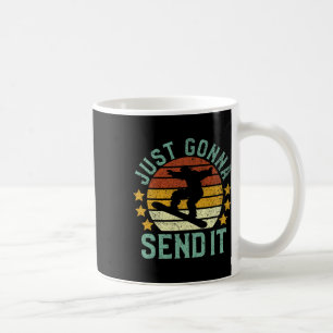 Snowboarding kommer bara att skicka det till Vinta Kaffemugg