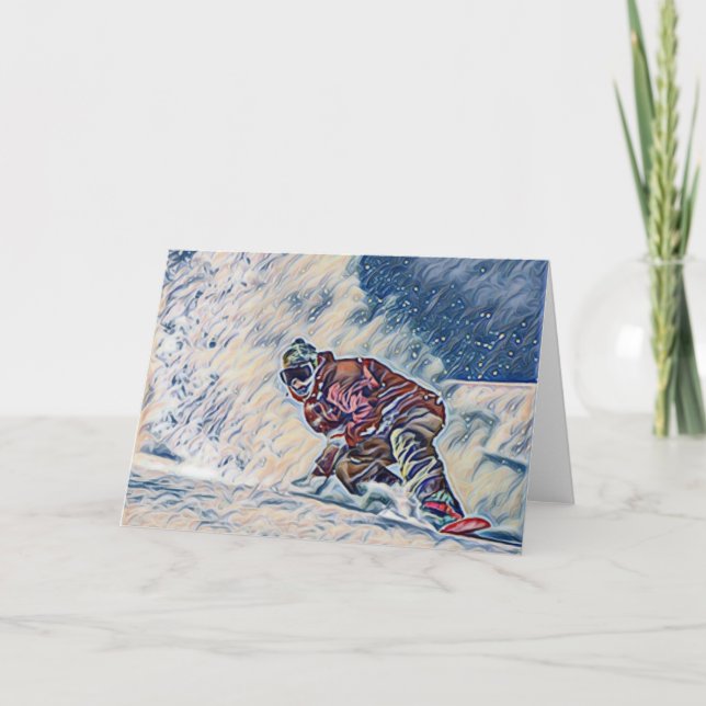 Snowboarding Kort (Framsida)