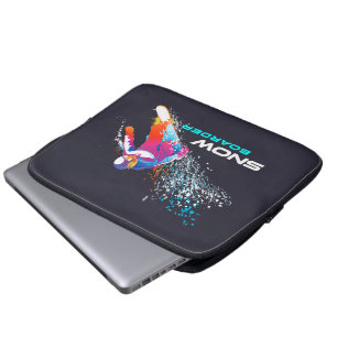 Snowboarding Laptop sleeve 13 tum
