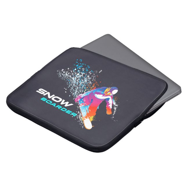 Snowboarding | Laptop sleeve 15 tum (Framsida topp)