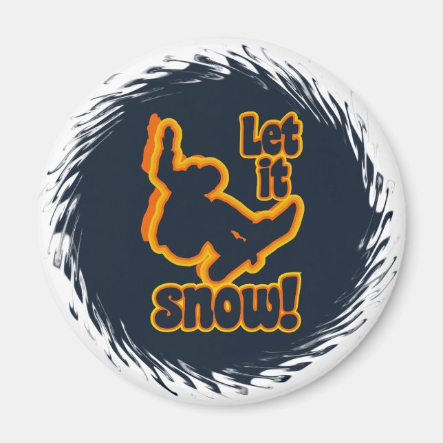 Snowboarding magnet (Framsidan)
