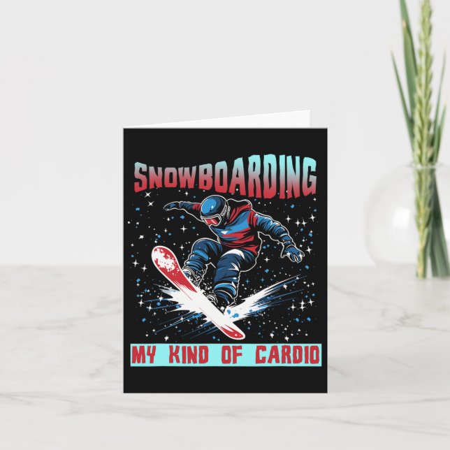 Snowboarding my typ of Cardio Kort (Framsida)