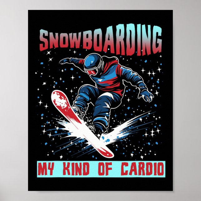 Snowboarding my typ of Cardio Poster (Framsidan)