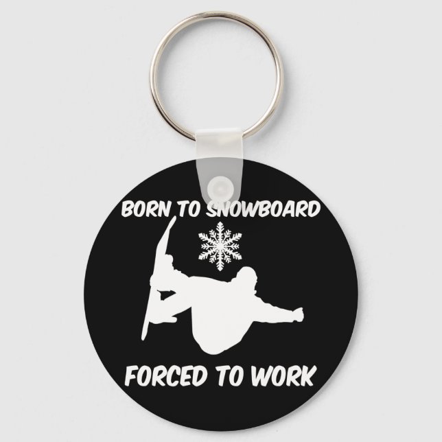 Snowboarding Nyckelring (Framsida)