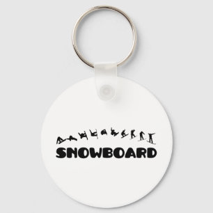 Snowboarding Nyckelring