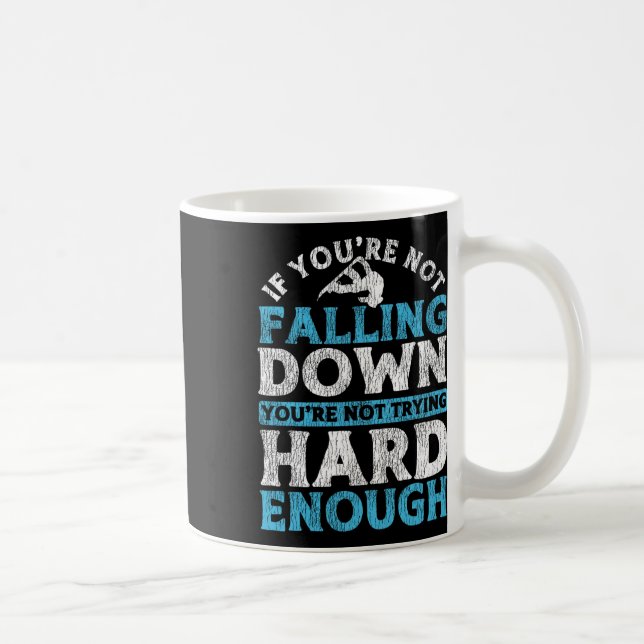 Snowboarding om du inte faller ner kaffemugg (Höger)