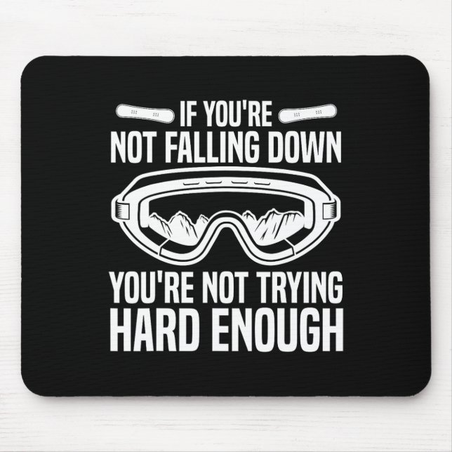 Snowboarding om du inte faller ner musmatta (Framsidan)